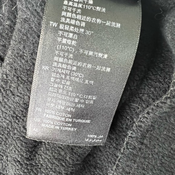 Sandro Ankle Zip Pull On Pants Black Cotton Jogger Pockets Sweatpant Size XL - Picture 13 of 15